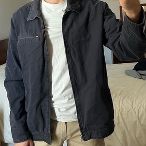 Vintage Mechanic’s Navy Blue Zipper Jacket